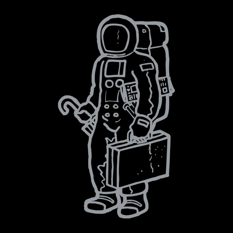 Spaceman in silver 2