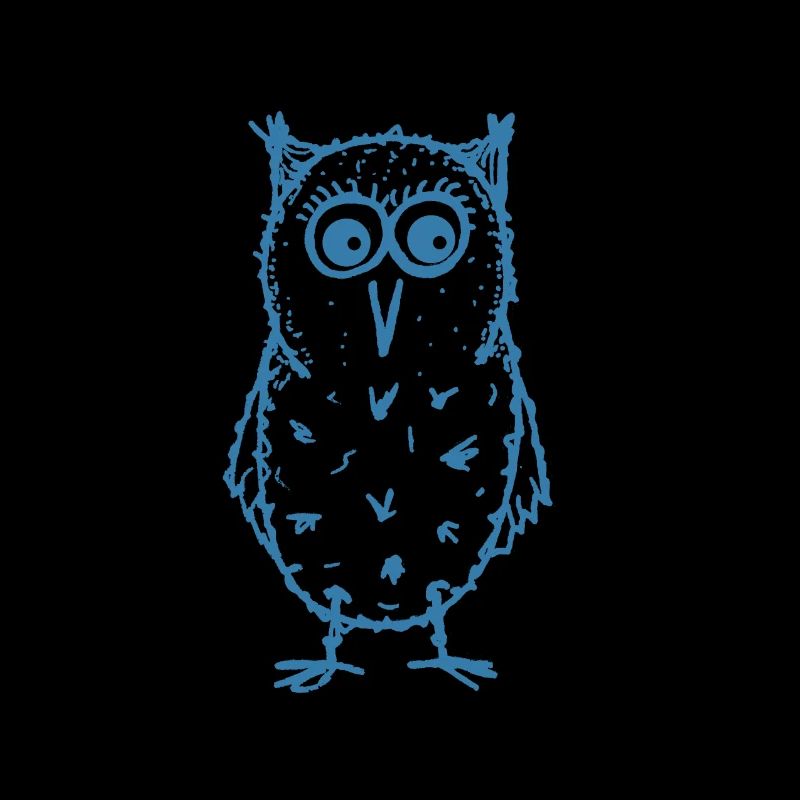 Eule Max blau