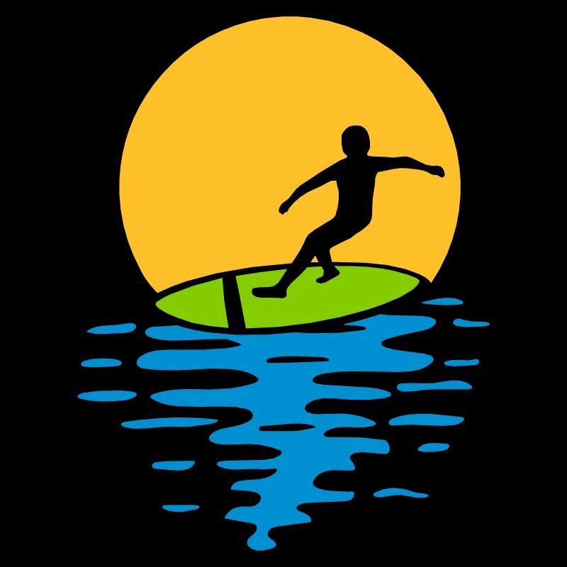Evening Sun Surfer