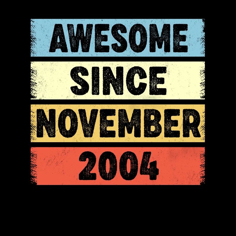 18 Years Old Awesome Since November 2004 18th