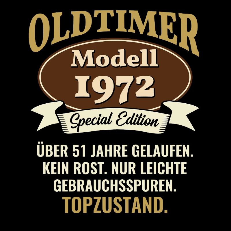 51 Jahre Oldtimer Modell 1972 51. Geburtstag