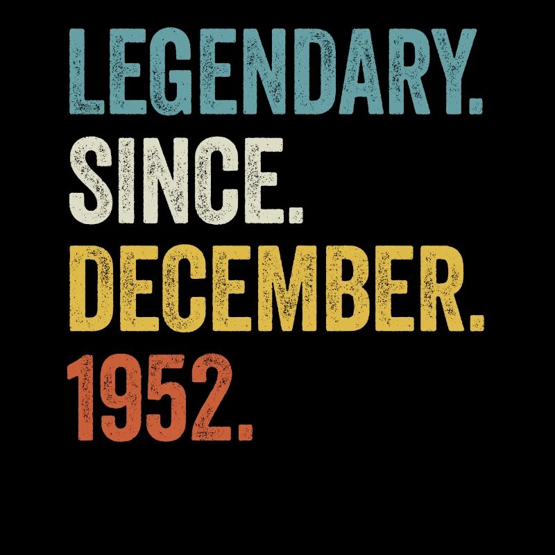 Legendary Since December 1952 70. Geburtstag