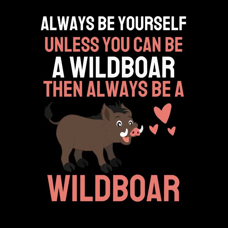 Waldbewohner Wald Tier Geschenk Wildschwein