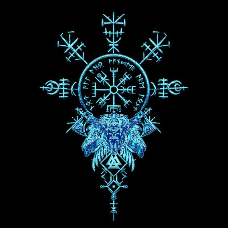 Celtic Vikinger Vegvisir compas Vikings