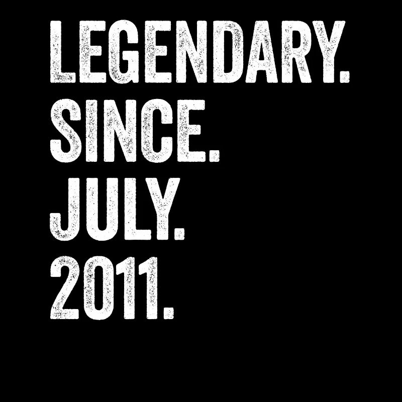 12 Years Old Legendary Since July 2011 12th