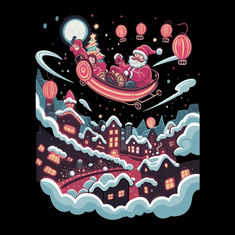 L’art moderne rencontre le Père Noël de Noël