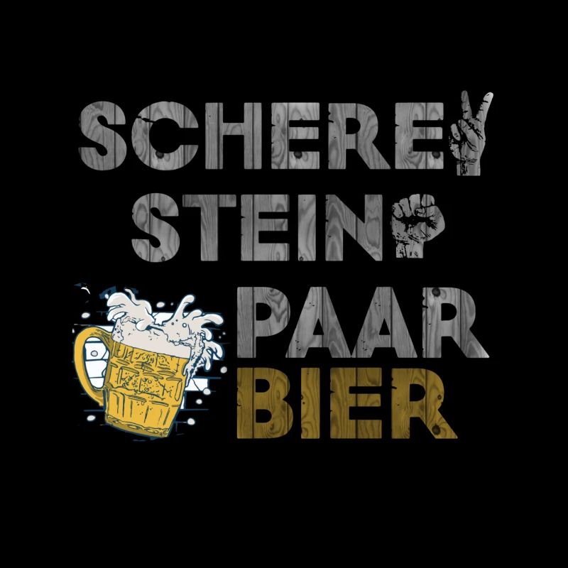 Des ciseaux, de la pierre, une paire, de la bière - la tenue parfaite