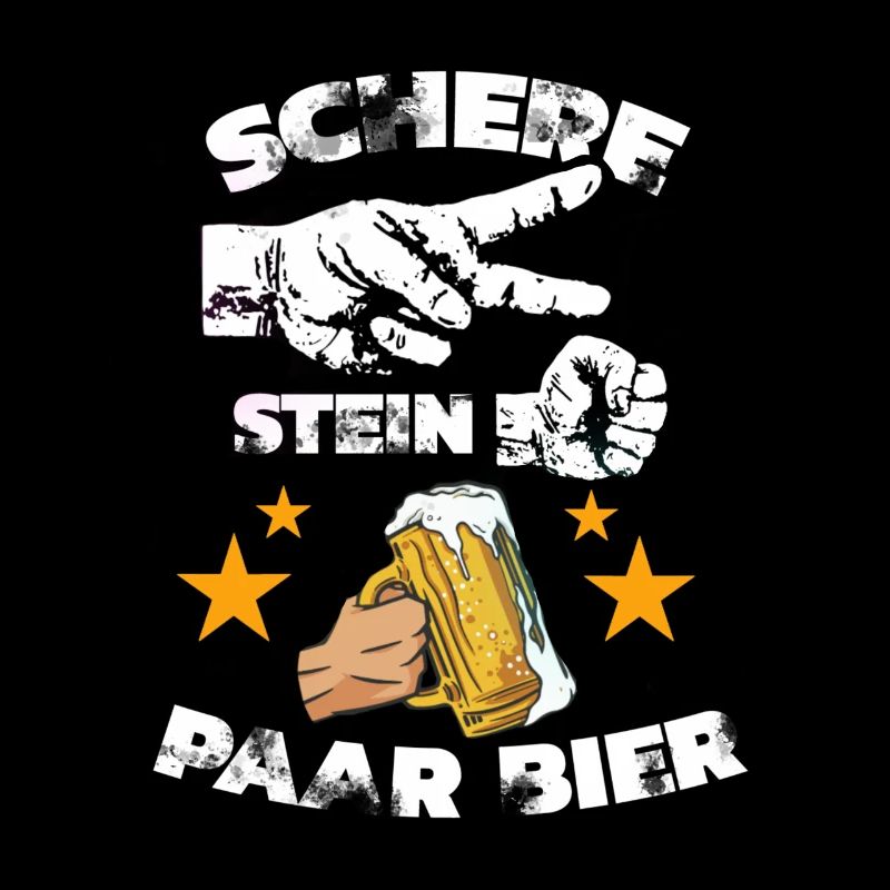 Des ciseaux, de la pierre, une paire, de la bière - la tenue parfaite