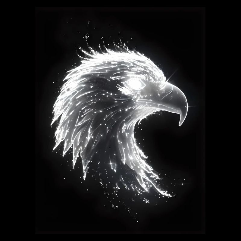 Cadeau Eagle Neon Glow