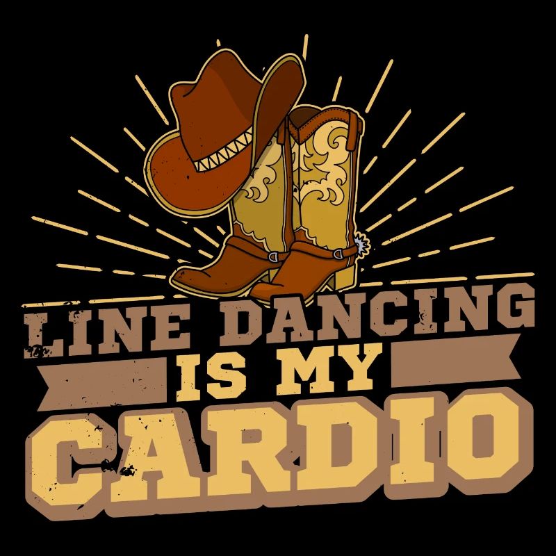 Linedance Stiefel Western Spruch Tänzer