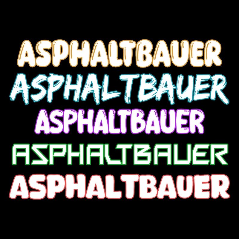 Constructeur d’asphalte comme métier