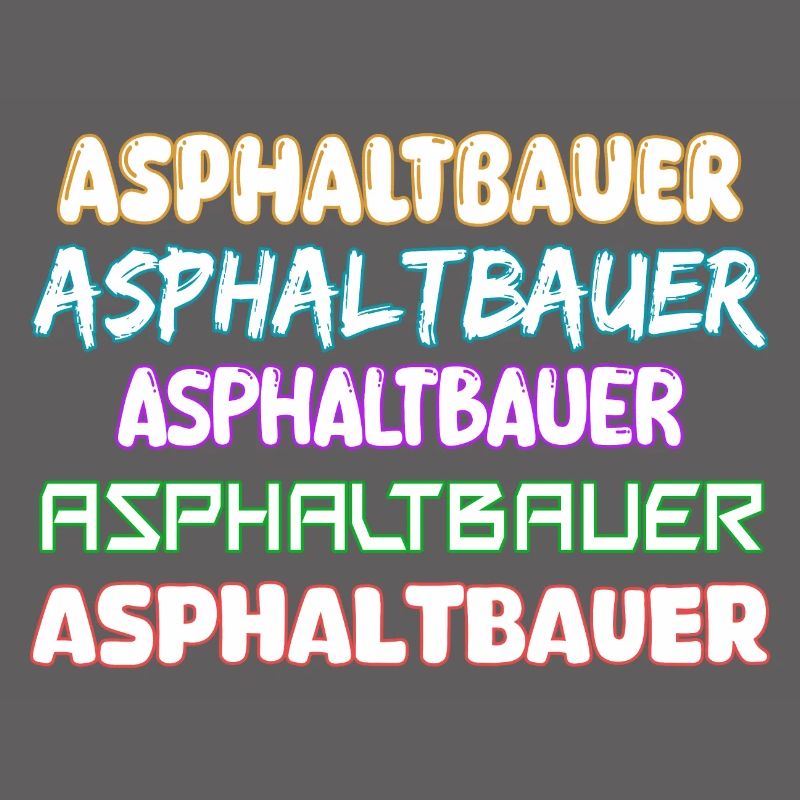 Constructeur d’asphalte comme métier