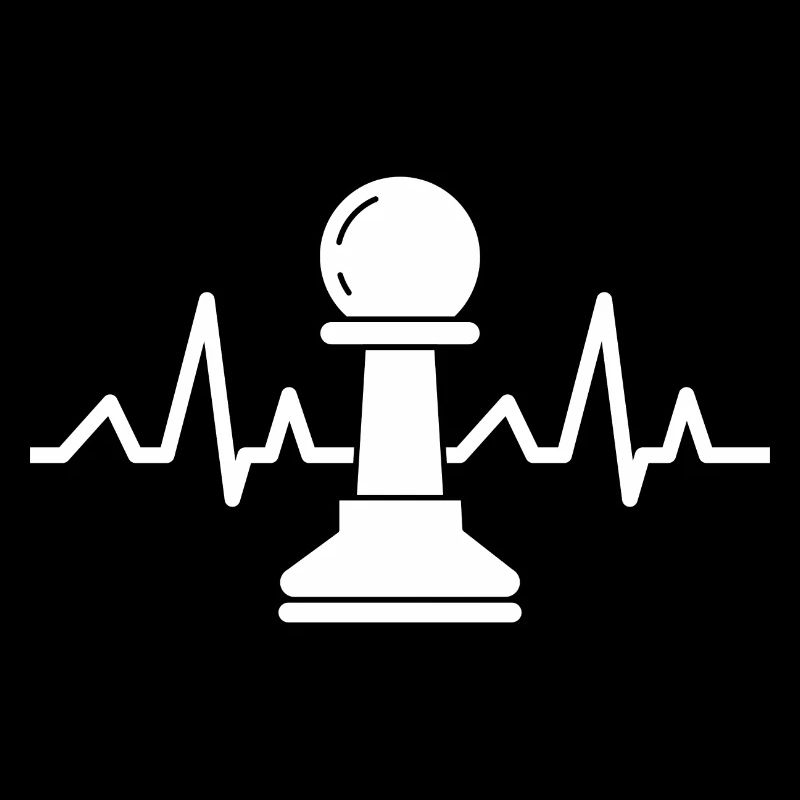 Schachfigur Bauer Schachspieler Herzschlag Schach