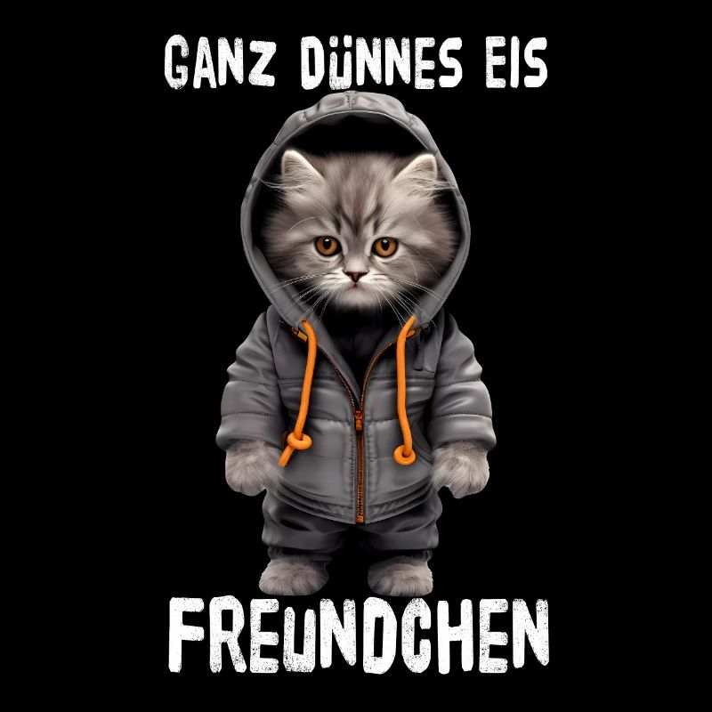 Ganz Dünnes Eis Freundchen Persische Katze
