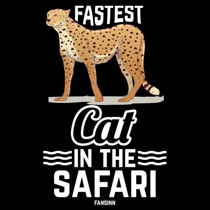 Chat le plus rapide du safari