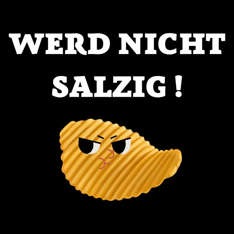 WERD NICHT SALZIG GAMING TSHIRT