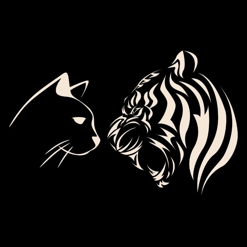 Katze vs. Tiger