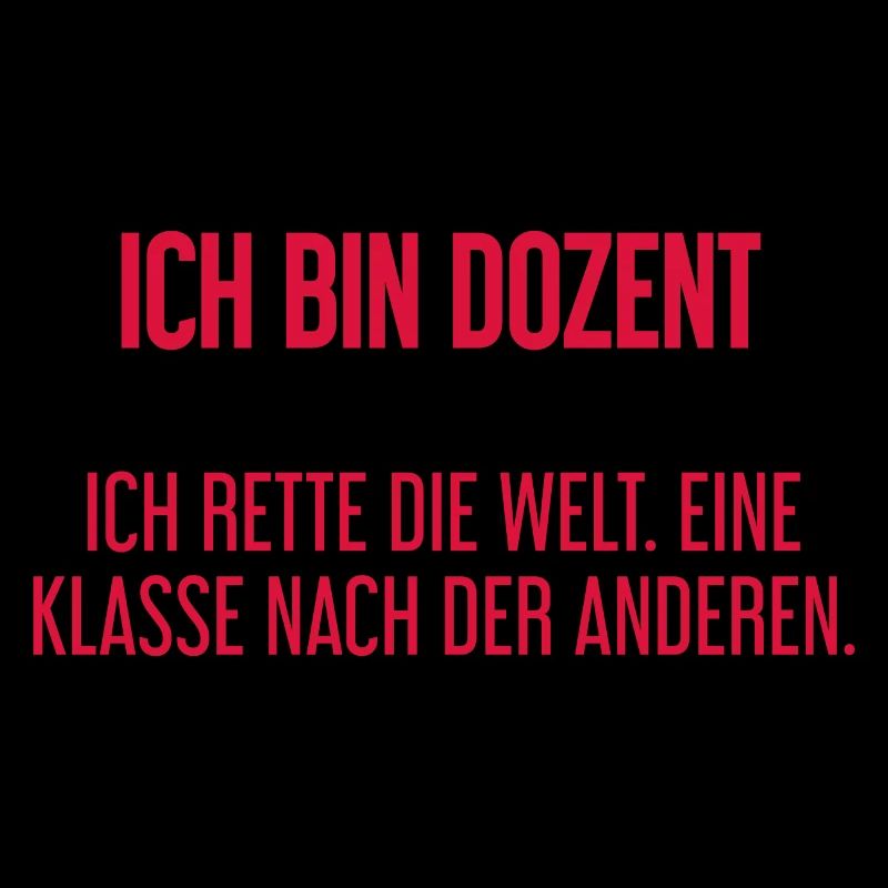 Ich bin Dozent - ich rette die Welt