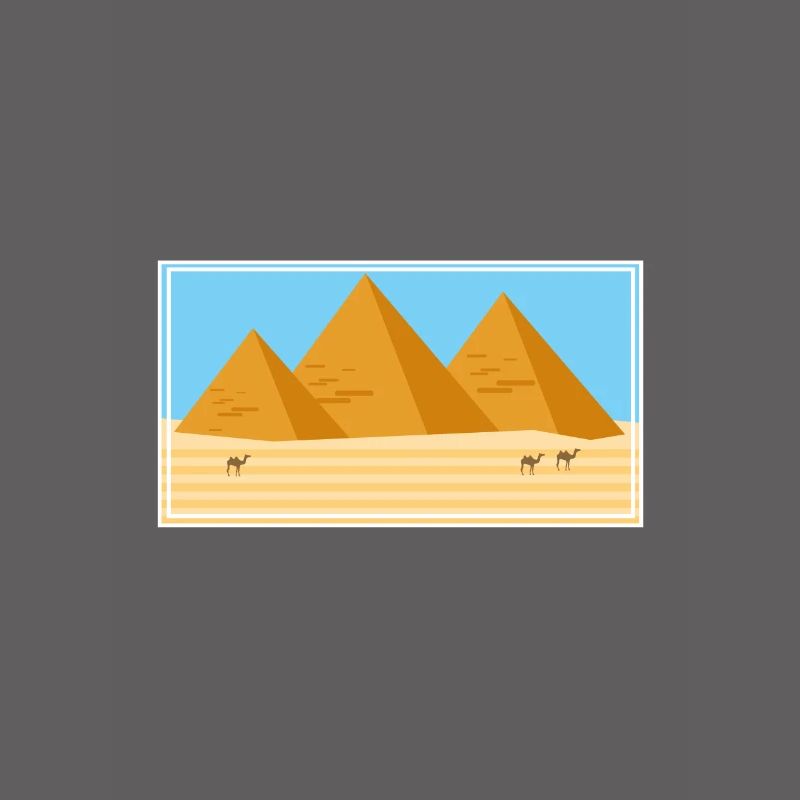 Egypt pyramids keepsake gift idea