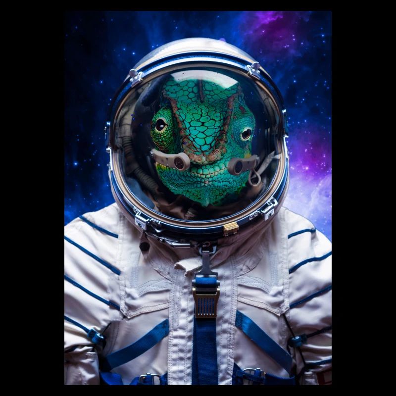 Panther Chameleon Spaceman Astronaut