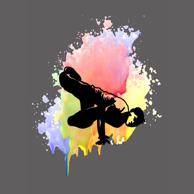 Farbkleks splash de couleur Holi breakdance