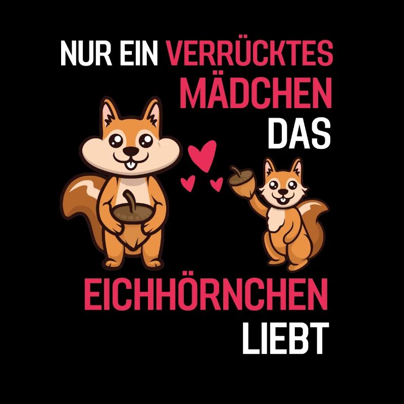 Waldbewohner Mädchen Geschenk Eichhörnchen