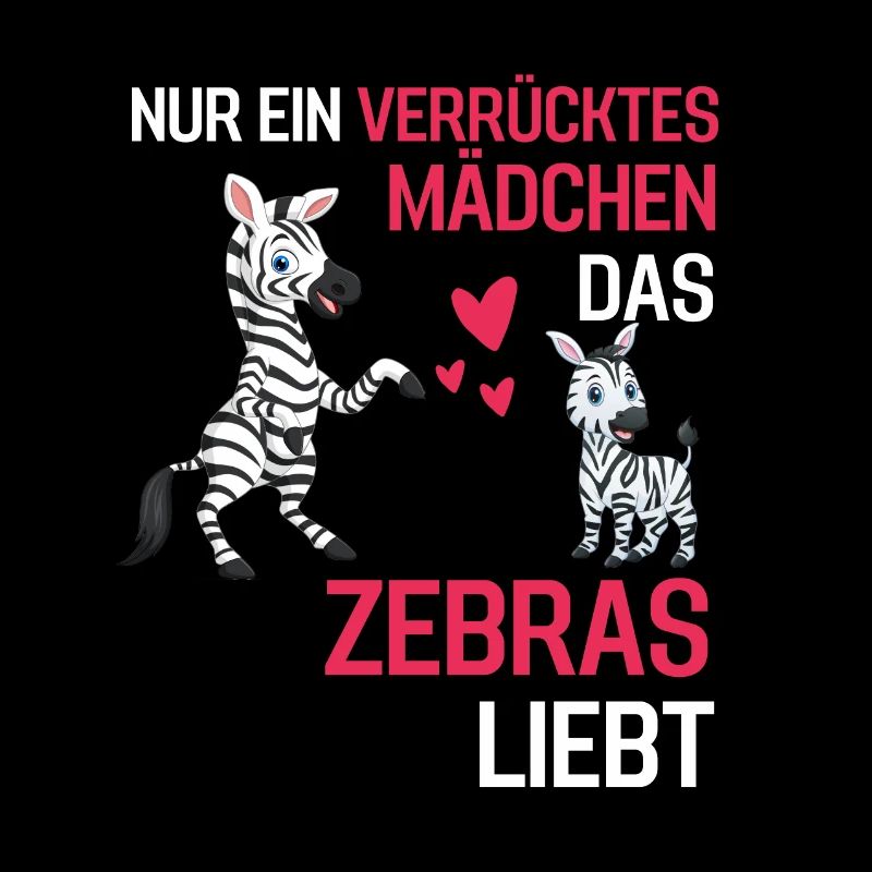 Zebra Mädchen Afrika Tier Geschenk Zebra