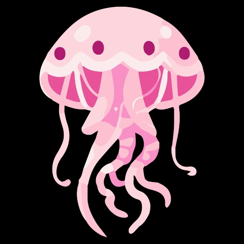 Méduse rose