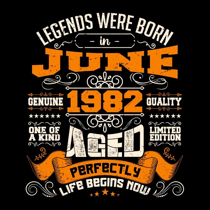 Legends wurden im Juni 1982 geboren | limitierte Auflage