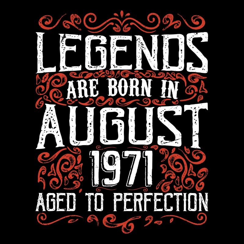 August 1971 Geburtstag 1971 Legenden August