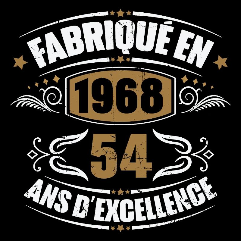 Fabriqué en 1968, 54 ans d'excellence
