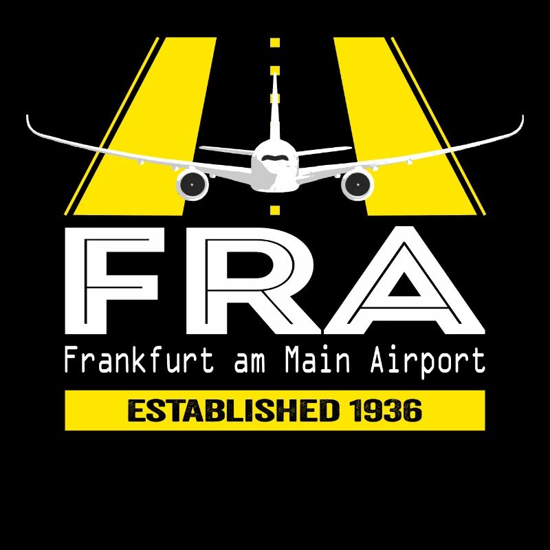 FRA Frankfurt Flughafen Germany - Plane Design