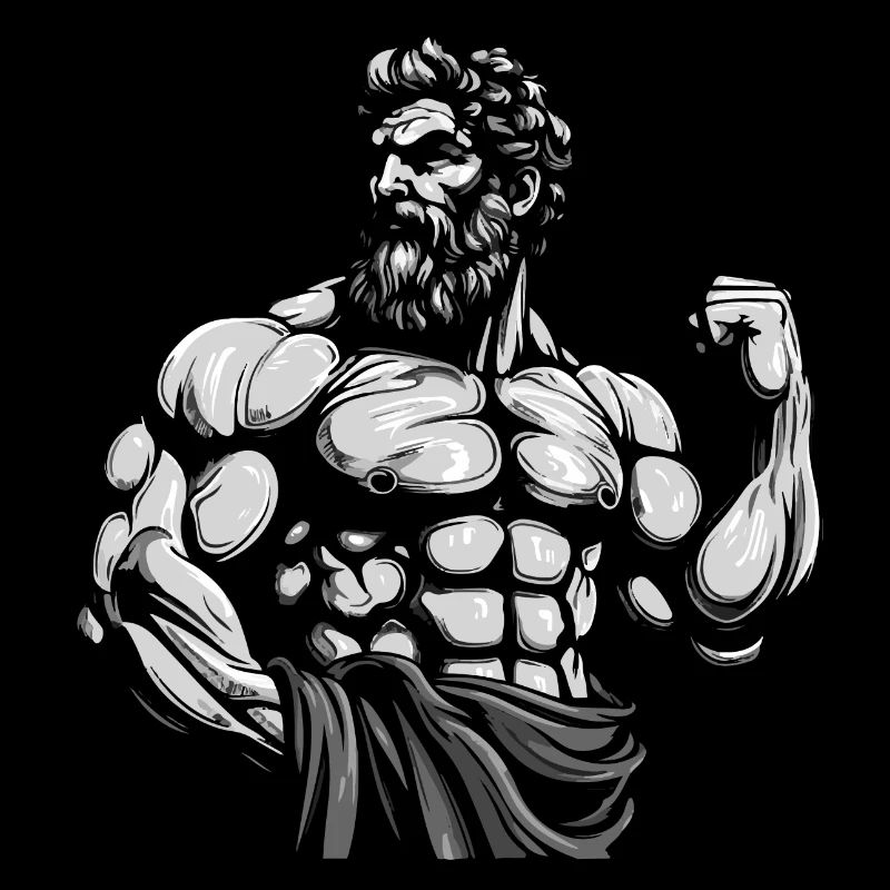 Bodybuilder Beast Muscles