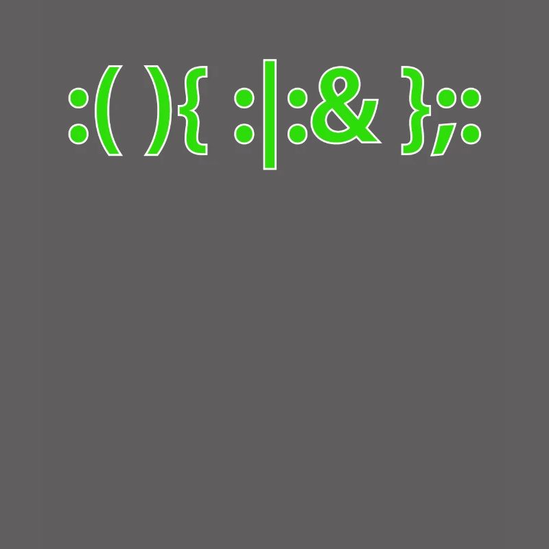 Bash Fork Bomb Shirt for Linux Unix Geeks