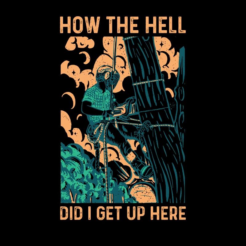 Baumklettern Baumpfleger Arborist Baumkletterer