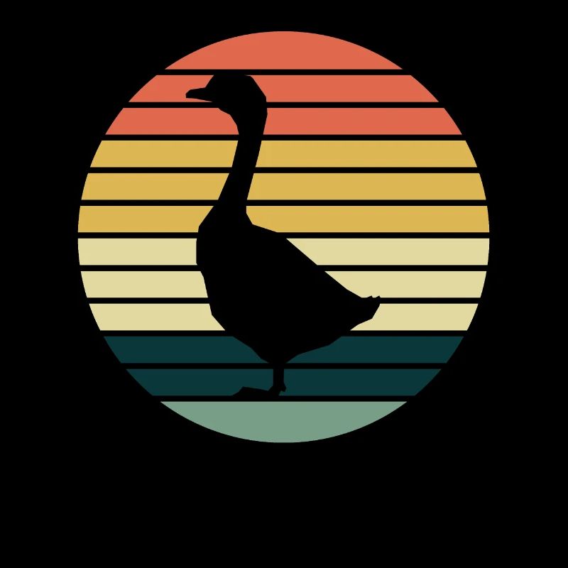 Goose Geese Retro Gift