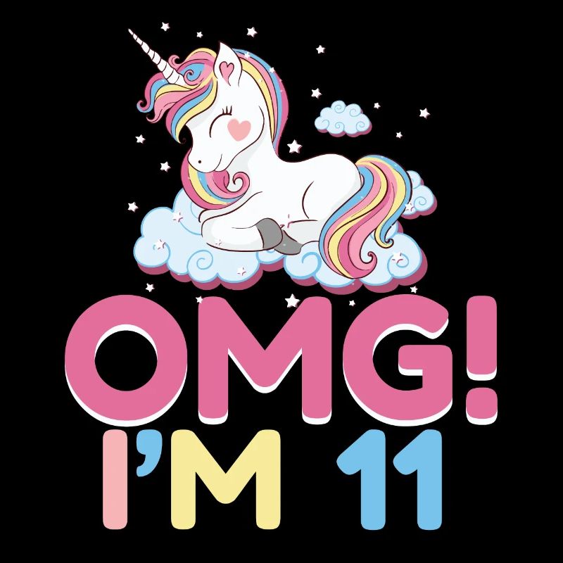 11. Geburtstag Mädchen 11 Jahre Einhorn Party