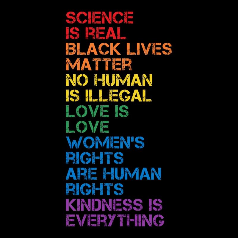 La science est un vrai noir, la matière LGBT Pride BLM