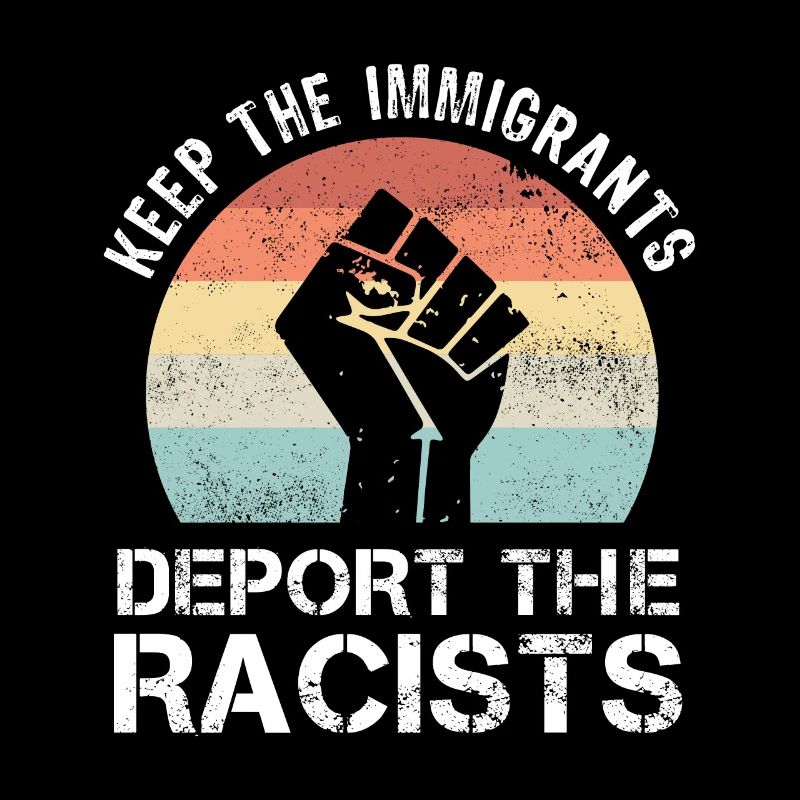 BLM garde les immigrants expulser les racistes