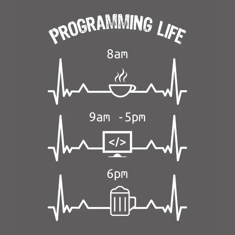 Programmation Life Coffee Code Beer Gift