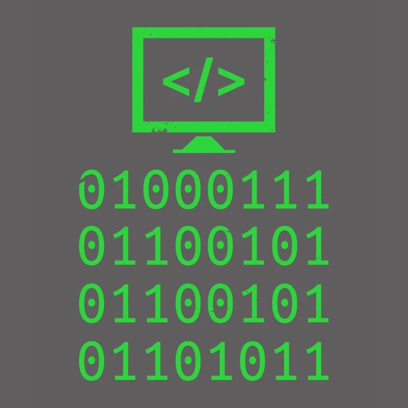 Cadeau de programmation de codage de code binaire