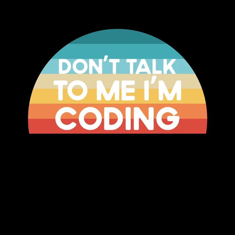 Ne me parlez pas, je code un cadeau drôle