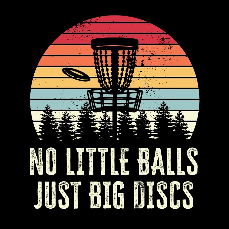 Pas de petites balles juste de gros disques Disc Golf Drôle