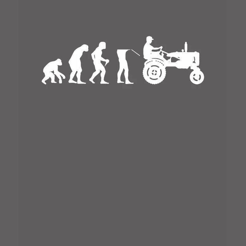 Farmer Tractor Tractor Tractor Evolution Retro