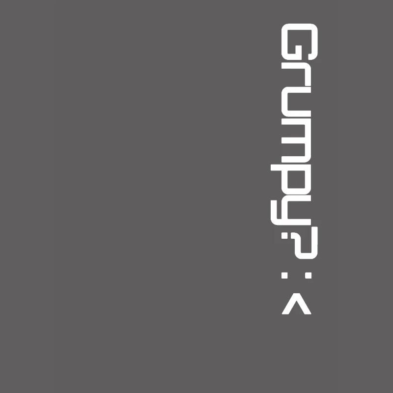 Grumpy 1 white