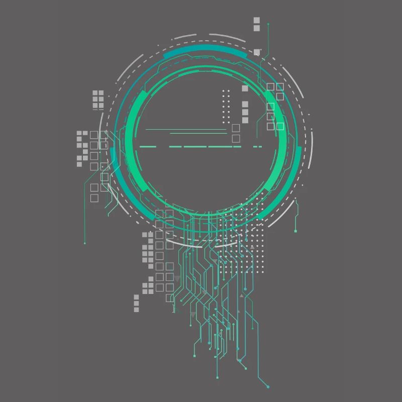 CPU PC PCB Spaceship Code Nerd PC Pixel Coder