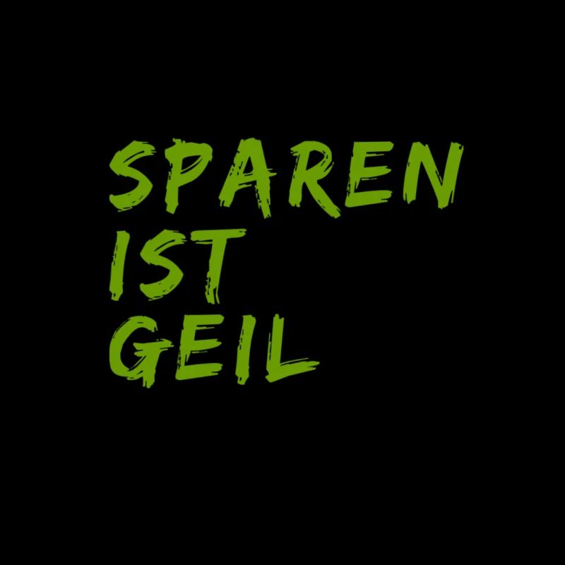 Sparen ist geil