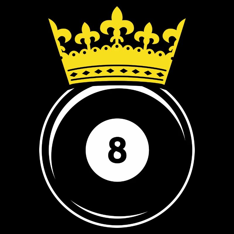 Pool König - Billard Pool Snooker Spieler Geschenk