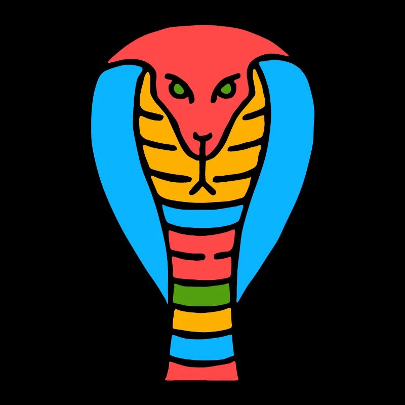 Symbol einer indischen Kobra Schlange