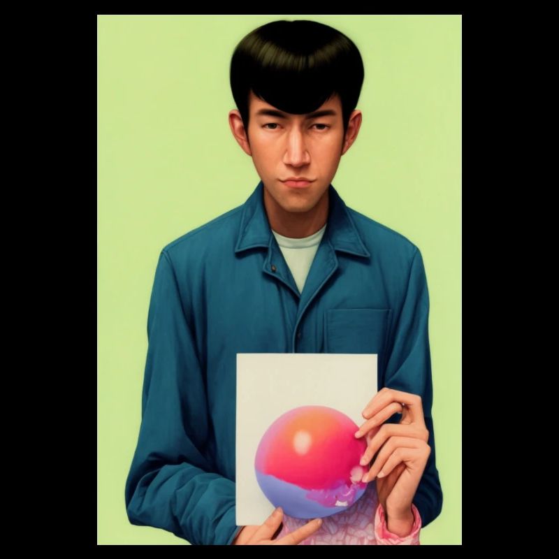 Bubble Gum Kunst Bild - Selfie Artwork on LSD